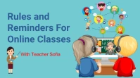 Online learning,event,educational Presentation (16:9) template