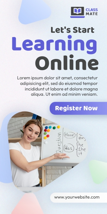 Online Learning Ads Template | PosterMyWall