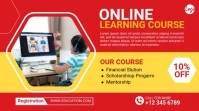 Online Learning Course Banner Ad Digital Display (16:9) template