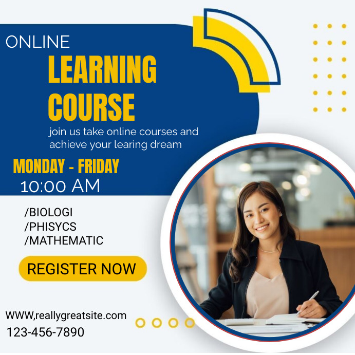 Copy of Online Learning Course | PosterMyWall