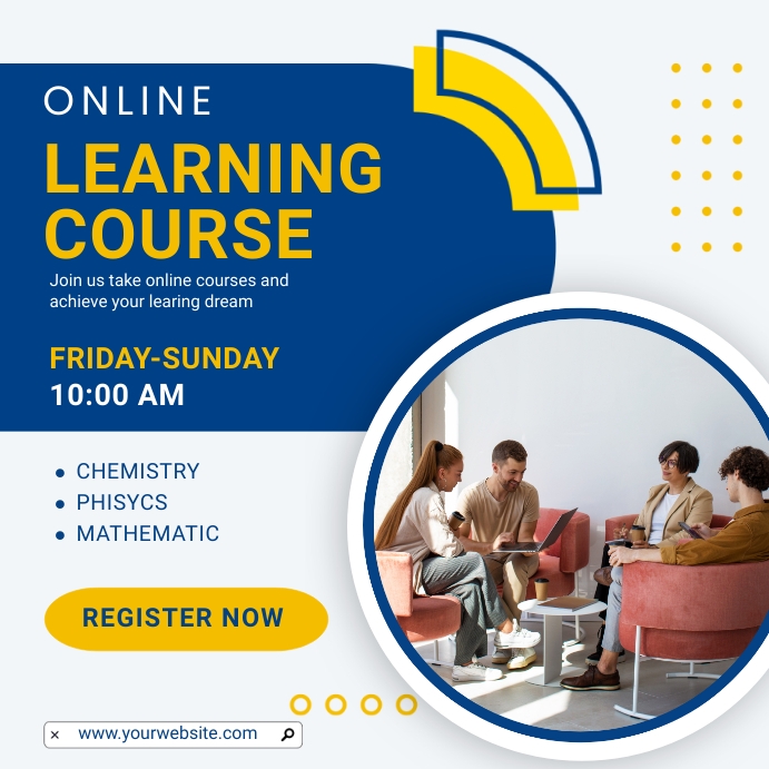 Copy of Online Learning Course | PosterMyWall