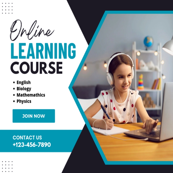 Online Learning course outline Template PosterMyWall Online Learning course outline Template PosterMyWall