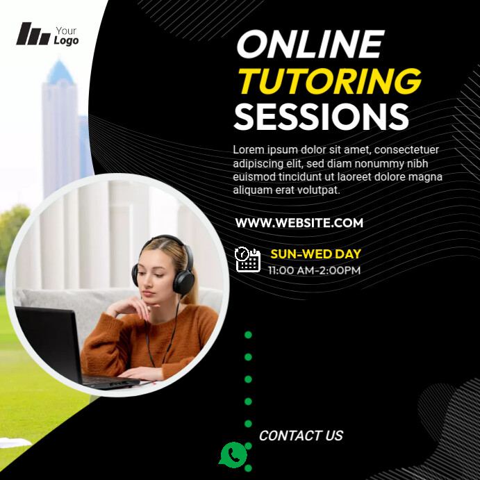 Online Learning Courses Ad Template | PosterMyWall