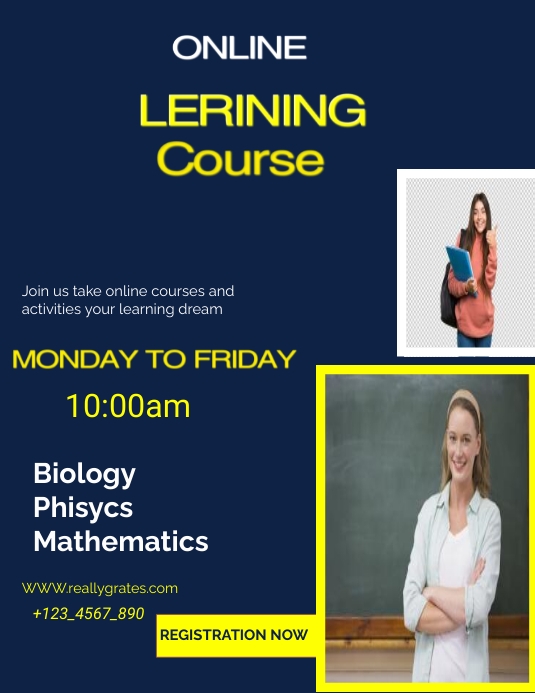 Copy of Online learning courses | PosterMyWall