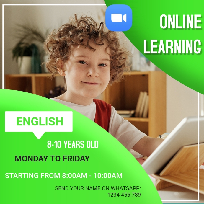 Online learning Template | PosterMyWall