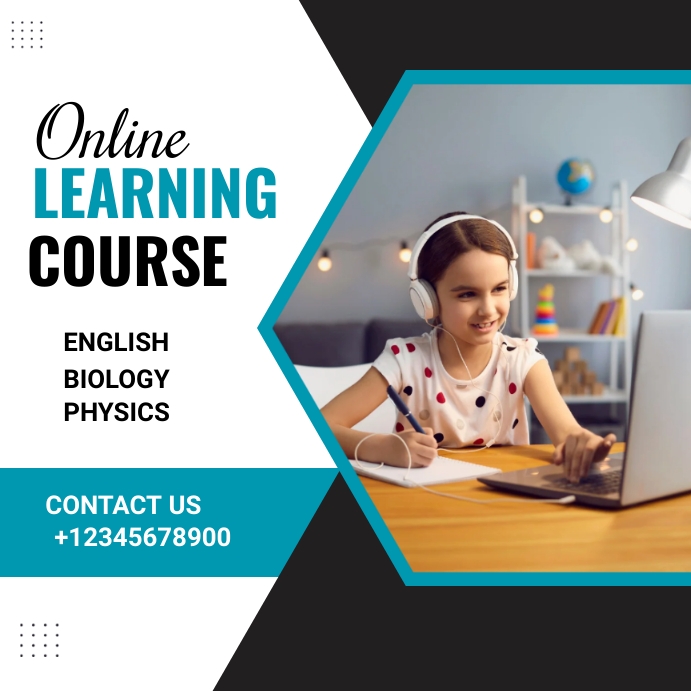Online learning Instagram template | PosterMyWall
