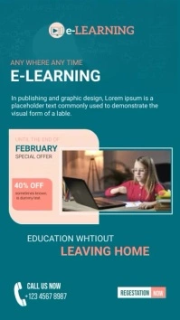 Online Learning Instagram video post story Indaba yaku-Instagram template