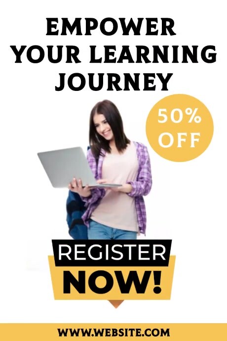 Online Learning Platform Ad Template | PosterMyWall