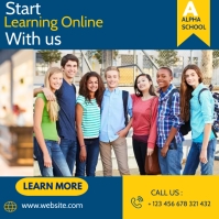 online learning poster template | PosterMyWall