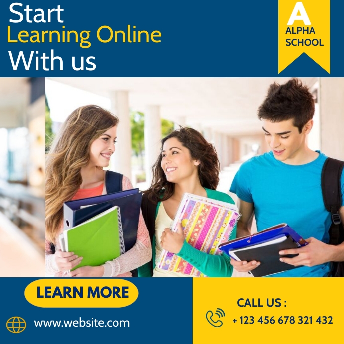 Internet Learning Session Poster online learning poster template | PosterMyWall