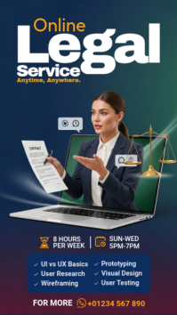 online legal consultation Instagram-verhaal template