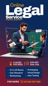 online legal services Instagram Story template