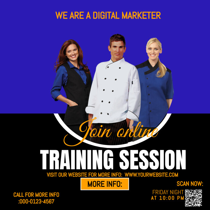 Online Live Session Post Template | PosterMyWall