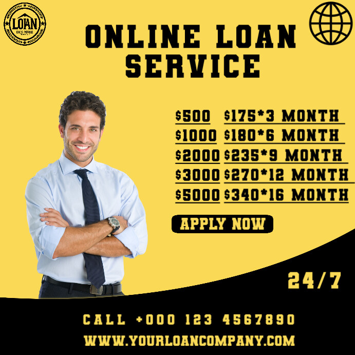 Copy of Online loan Instagram post | PosterMyWall