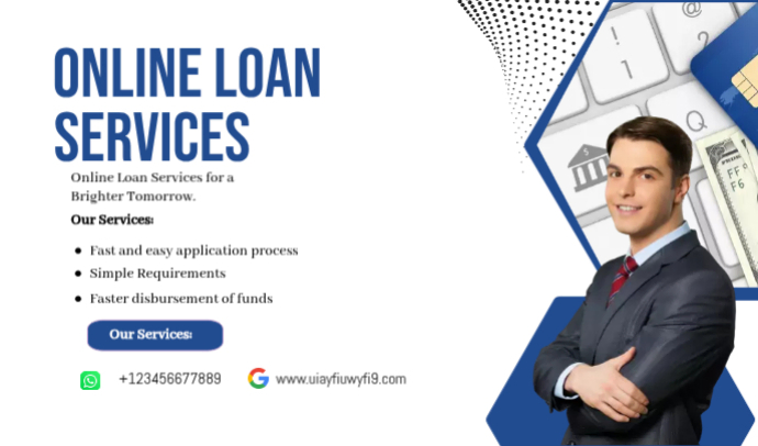 White Online Loan Services Tags Template | PosterMyWall