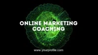 Online Marketing coaching workshop leadership Facebook Cover Video (16:9) template