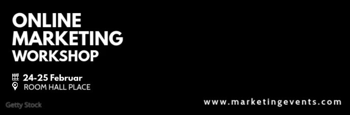 Online Marketing Social Media Network Header Template | PosterMyWall