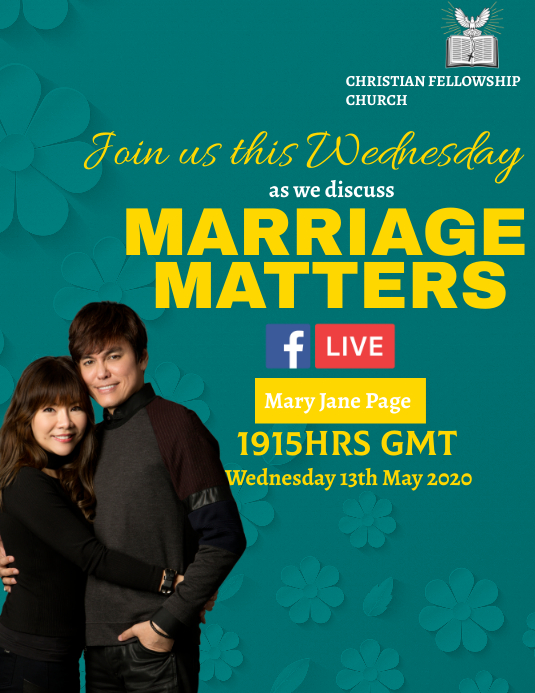 online marriage meeting flyer TEMPLATE PosterMyWall