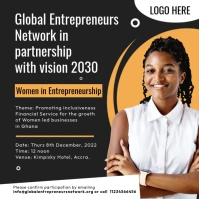 Online Masterclass Poster Template Square (1:1)