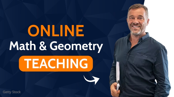 online math & geometry teaching fiverr templa YouTube 缩略图 template