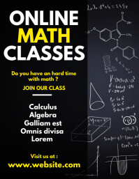 1 530 Math Classes Customizable Design Templates Postermywall