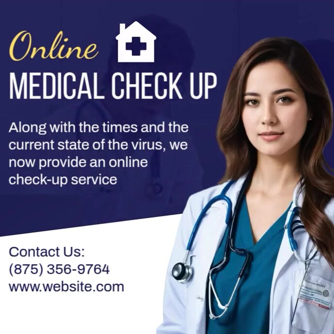 Online Medical Check Up Template | PosterMyWall