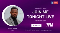 online meeting flyer Presentation (16:9) template