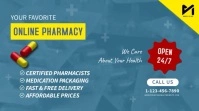 Online Pharmacy Video Ad 数字显示屏 (16:9) template
