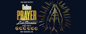 Sort ONLINE PRAYER SERVICE CHURCH TEMPLATE Twitch Profile Banner
