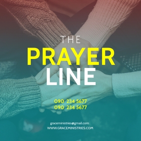 Prayer line Template | PosterMyWall