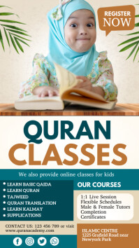 online quran class, quran Instagram Story template