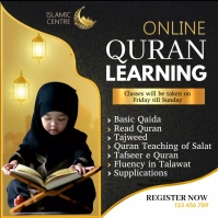 online quran class, quran Instagram Post template