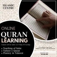 Online Quran classes, Quran Instagram Post template