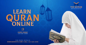 Online QURAN Learning Facebook Post template