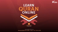 Online QURAN Learning Twitter Post template