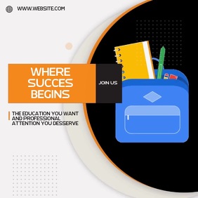 ONLINE SCHOOL CLASSES SOCIAL MEDIA TEMPLATE Logótipo