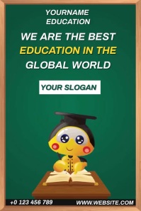 ONLINE SCHOOL EDUCATION SOCIAL MEDIA TEMPLATE Poster