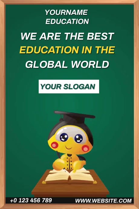 Slogans For Elearning Poster Slogan About Education