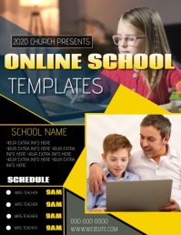 ONLINE SCHOOL LEARNER LEARNING TEMPLATE Folder (US Letter)