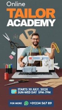 Online Sewing Classes Instagram Reel template