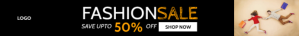 Online Shopping Web Banner Ad Førertavle template