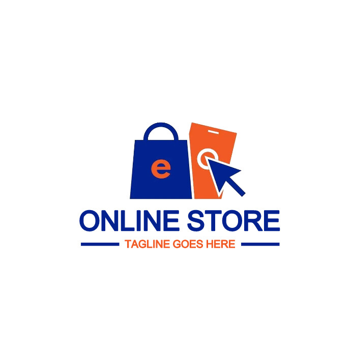 online store logo, e-commerce logo Template | PosterMyWall