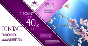 ONLINE STORES STORE SHOP SALES EVENT FLYER Facebook Shared Image template