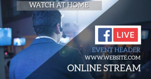 Ungu Online Event Streaming Obraz udostępniany na Facebooku Template