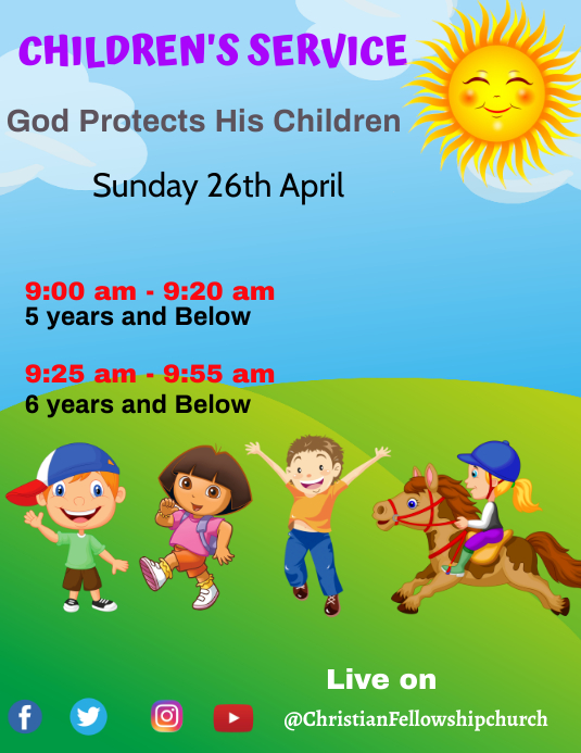 Sunday School Invitation Cards