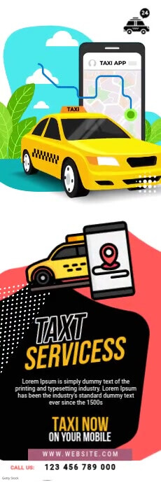 Taxis Ad Online Taxi Services Ad Template | PosterMyWall