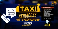 Online Taxi Services Ad Template