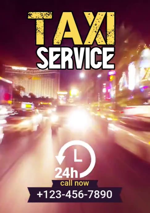 Taxis Ad Plantilla de Online Taxi Services Ad Template | PosterMyWall