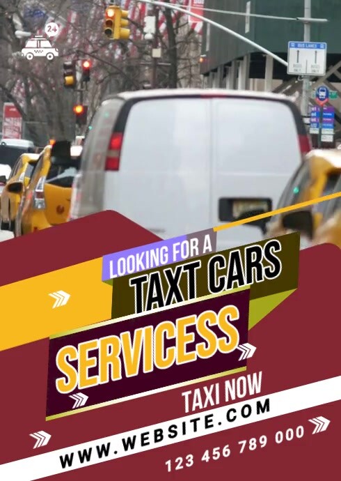 Taxis Ad Modèle Online Taxi Services Ad Template | PosterMyWall