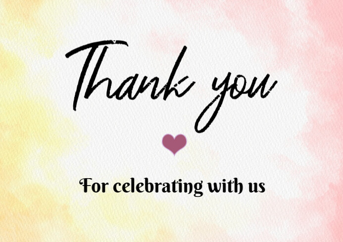 Online Thank you greeting card template | PosterMyWall